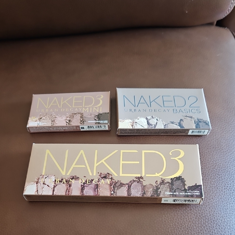 Urban Decay Naked3 and Naked2 Basics Eyeshadow Bundle Set